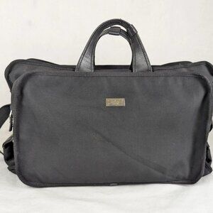 Authentic GUCCI Boston Silvery Synthetic Shoulder Travel Bag Black Made in Italy